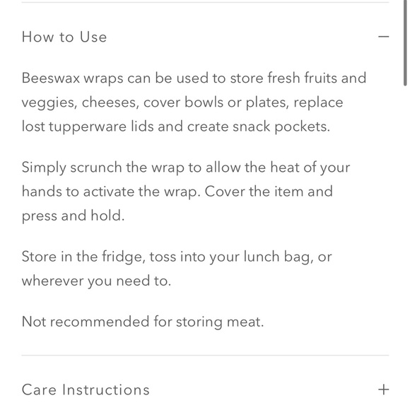 Goldilocks beeswax resuable food wraps - Picture 4 of 4